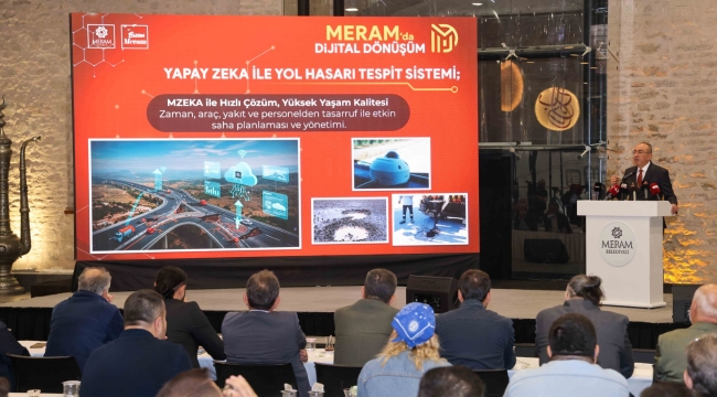 BAŞKAN KAVUŞ; "MERAM'IN HER SOKAĞINDA ARTIK BİR GÖZÜMÜZ VAR" 