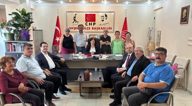 CHP KONYA İL BAŞKAN ADAYI MUSTAFA SÜRE'DEN BAŞKAN UZUNA ZİYARET
