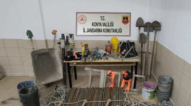 Define avcılarına Konya jandarmasından şok operasyon: 6 kişi gözaltına alındı 