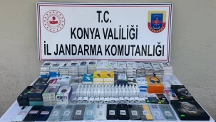 Ereğli ilçesinde Jandarma'dan kaçak telefon operasyonu 