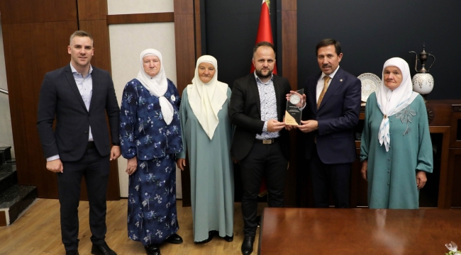 HASAN KILCA, BOSNA HERSEK'TEN GELEN ŞEHİT ANNELERİNİ VE SİVİL TOPLUM TEMSİLCİLERİNİ AĞIRLADI 