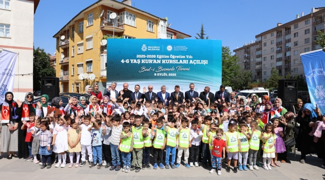 HATİCE HATUN ÇOCUK MEKTEBİ BED-İ BESMELE TÖRENİ İLE YENİ DÖNEME BİSMİLLAH DEDİ 