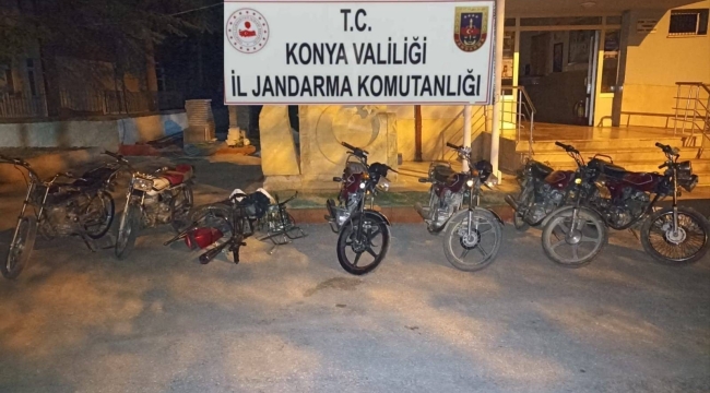 Ilgın'da Jandarma'dan çalıntı motosiklet operasyonu: 3 tutuklama 