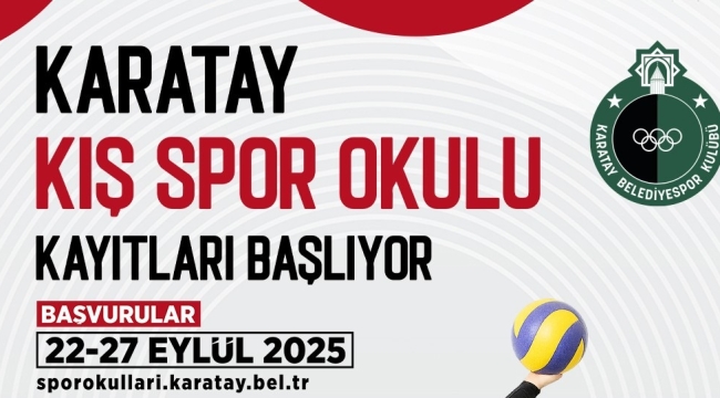 KARATAY KIŞ SPOR OKULLARI'NDA 1. DÖNEM KAYITLARI BAŞLIYOR 