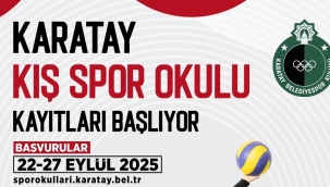 KARATAY KIŞ SPOR OKULLARI'NDA 1. DÖNEM KAYITLARI BAŞLIYOR 