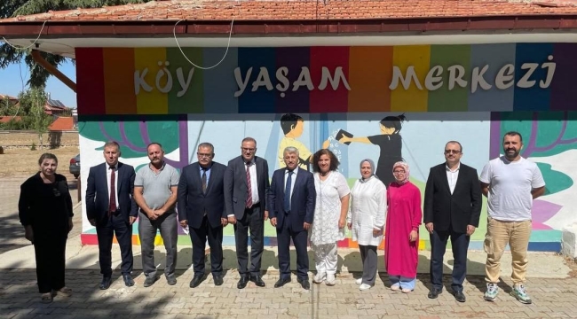 Kaymakam Yiğit'ten  Köy Yaşam Merkezi'ne Ziyaret 