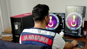 Konya'da jandarmadan sanal devriye 