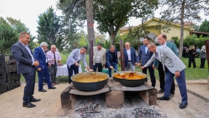 MERAM BAĞI'NDA KAZANLAR DÖRDÜNCÜ KEZ KURULDU 