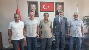 Seyyid Mahmud Hayrani Derneği'nden AK Parti İlçe Başkanı Sağlam'a Ziyaret 