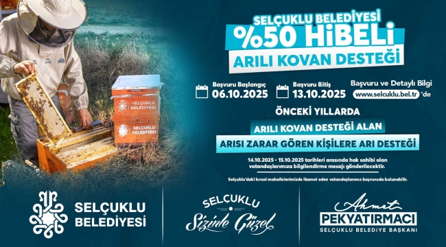 %50 HİBELİ ARILI KOVAN DESTEĞİNDE SON BAŞVURU TARİHİ 13 EKİM 