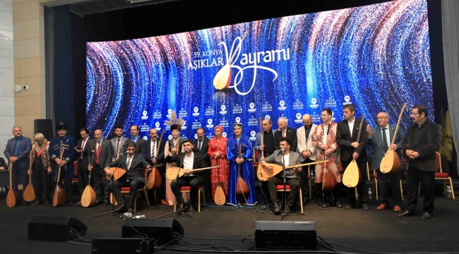 59. KONYA ÂŞIKLAR BAYRAMI MUHTEŞEM BİR PROGRAMLA SONA ERDİ