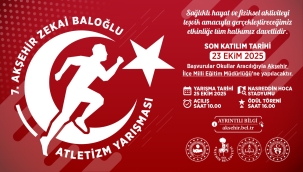  7. ZEKAİ BALOĞLU ATLETİZM YARIŞMASI BAŞLIYOR! 