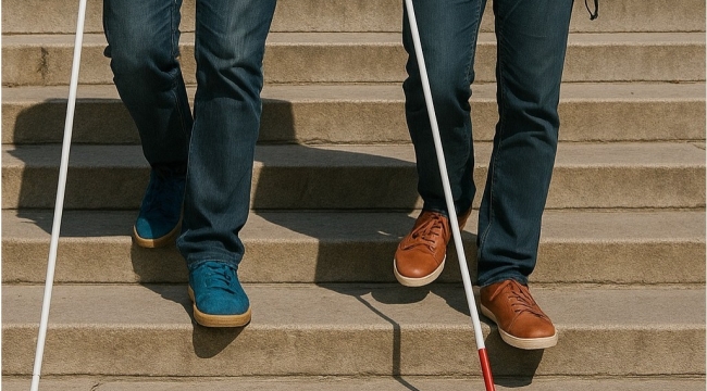 Akşehir Şehit Osman Aydoğan Halk Eğitim Merkezi'nden Görme Engelliler İçin Beyaz Baston