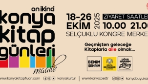 BAŞKAN ALTAY TÜM KİTAPSEVERLERİ 12. KONYA KİTAP GÜNLERİ'NE DAVET ETTİ 