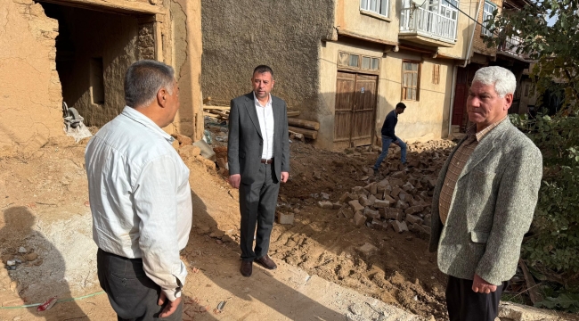 BAŞKAN ÖZTOKLU,ÇALIŞMALARI YERİNDE İNCELEDİ 