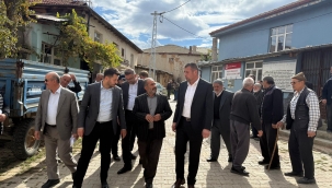 BAŞKAN ÖZTOKLU,ÇALIŞMALARI YERİNDE İNCELEDİ 