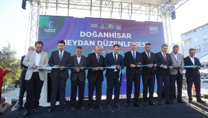 DOĞANHİSAR'A KAZANDIRILAN MEYDAN DÜZENLEMESİ HİZMETE AÇILDI 