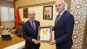 KARDEŞ TEŞANİ'DEN SELÇUKLU BELEDİYESİ'NE ZİYARET 