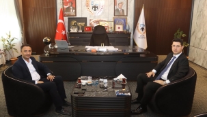 KAYMAKAMI  ATASOY'DAN BAŞKAN MEŞE'YE ZİYARET 