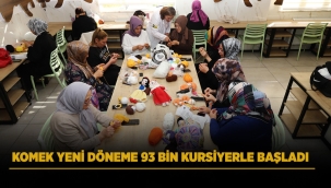 KOMEK YENİ DÖNEME 93 BİN KURSİYERLE BAŞLADI 