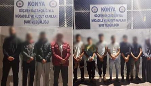 Konya'da göçmen kaçakçılığı operasyonu: 5 kişi tutuklandı 
