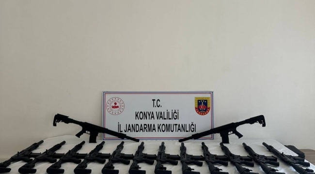 Konya'da Jandarma'dan silah operasyonu: 2 gözaltı 