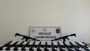 Konya'da Jandarma'dan silah operasyonu: 2 gözaltı