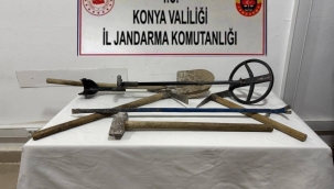 Konya'da jandarmadan tarihi eser operasyonu: 10 kişi yakalandı 
