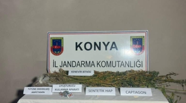 Konya'nın 3 ilçesinde zehir tacirlerine operasyon! 