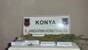 Konya'nın 3 ilçesinde zehir tacirlerine operasyon! 