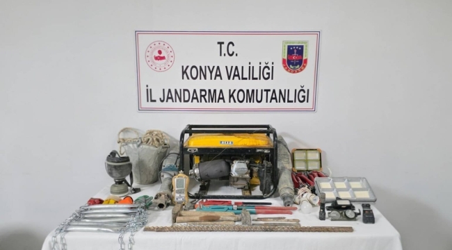 Konya'nın iki ilçesinde tarihi eser operasyonu: 6 kişi yakalandı 