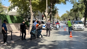 Konya polisi, motosikletlere yönelik geniş çaplı denetim yaptı 