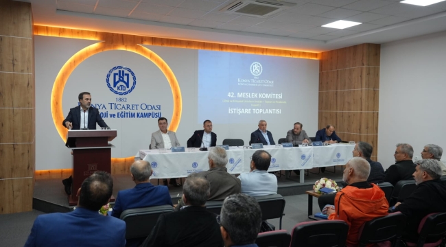 KTO'DA ZİRAİ VE KİMYASAL ÜRÜNLERİN İMALATI İLE MATBAACILIK VE BASIM HİZMETLERİ SEKTÖRLERİ KONUŞULDU 