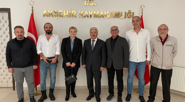 Nasreddin Hoca ve Turizm Derneği'nden Kaymakam Yiğit'e Ziyaret 