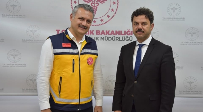 Rektör Prof. Dr. Yılmaz'dan İl Sağlık Müdürlüğü'ne Hayırlı Olsun Ziyareti 