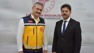 Rektör Prof. Dr. Yılmaz'dan İl Sağlık Müdürlüğü'ne Hayırlı Olsun Ziyareti 