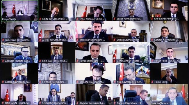 Vali Akın Başkanlığında Kaymakamlar Toplantısı Yapıldı 