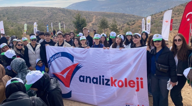 Analiz Koleji, Yangın şehidi Konyalı Muharrem Can' ormanına ağaç dikti 