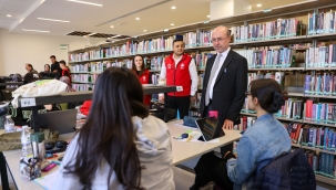 BAŞKAN PEKYATIRMACI'DAN YENİ NESİL ŞEHİR KÜTÜPHANESİ'NE ZİYARET 