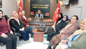 BATI CEPHESİ KADINLARI DERNEĞİ'NDEN MHP AKŞEHİR'E ZİYARET