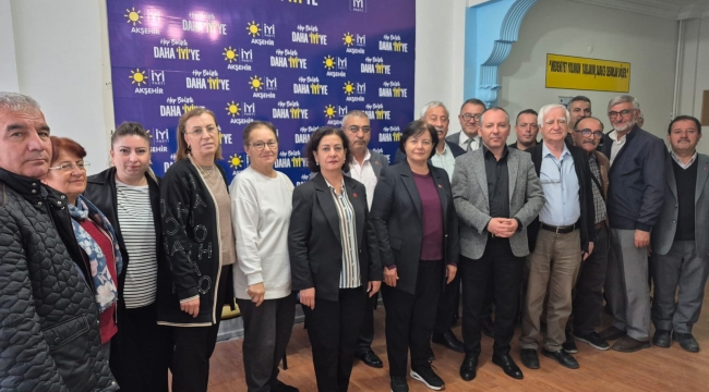 CHP Akşehir'den İYİ Parti Akşehir İlçe Başkanlığına Hayırlı Olsun Ziyareti