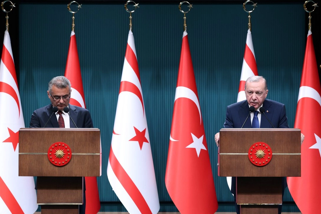 Cumhurbaşkanı Erdoğan: Kıbrıs'ta en gerçekçi çözüm iki devletli yapıdır