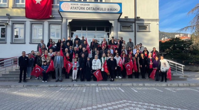 Eğitim – İş Akşehir 10 Kasım'da Atatürk Ortaokulu'ndaydı 