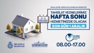 EMLAK VE ÇEVRE TEMİZLİK VERGİSİ ÖDEMELERİNDE SON GÜN 1 ARALIK 