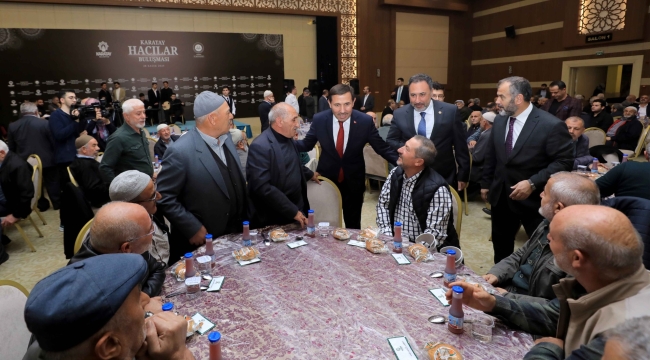 KARATAY'DA GELENEK YENİDEN BAŞLADI, KARATAYLI HACILAR BULUŞTU 