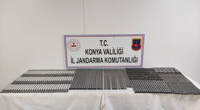 Konya'da jandarmadan kaçak silah operasyonu 