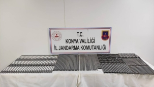 Konya'da jandarmadan kaçak silah operasyonu