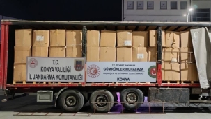 Konya'da Jandarmadan kaçakçılara ağır darbe! 15 milyon değerinde 12 bin 920 kilogram ele geçirildi