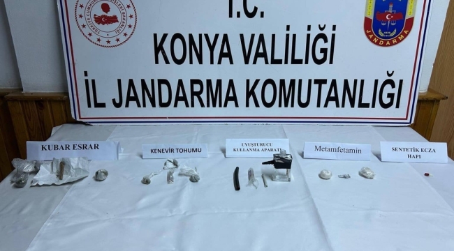 Konya'da Jandarmadan zehir tacirine operasyon! 1 kişi tutuklandı 
