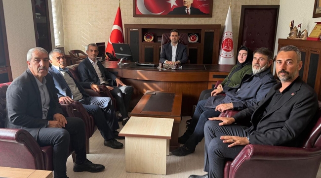 MHP Akşehir İlçe Teşkilatından Garnizon Komutanı ve Başsavcıya Ziyaret 